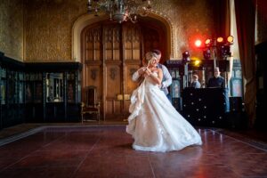 First dance at Carlton Towers in Selby