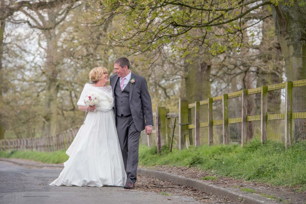 Bride and groom photography at The Bridge Inn, Walshford, Wetherby near Leeds