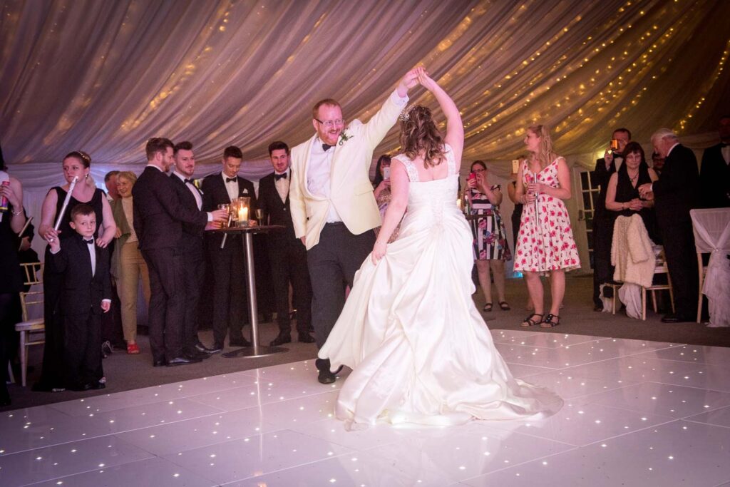 First dance photographs at Woodlands Hotel in Gildersome near Leeds